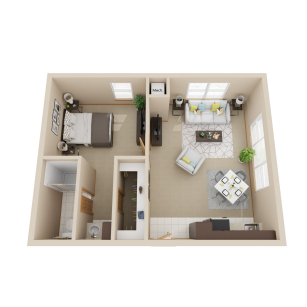 Maple floor plan