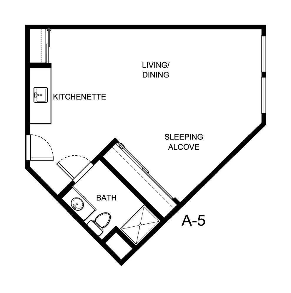 Sacramento Rail floor plan