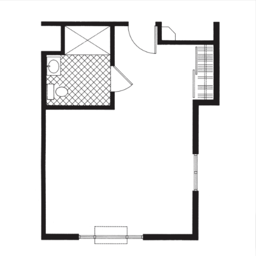 Studio floor plan