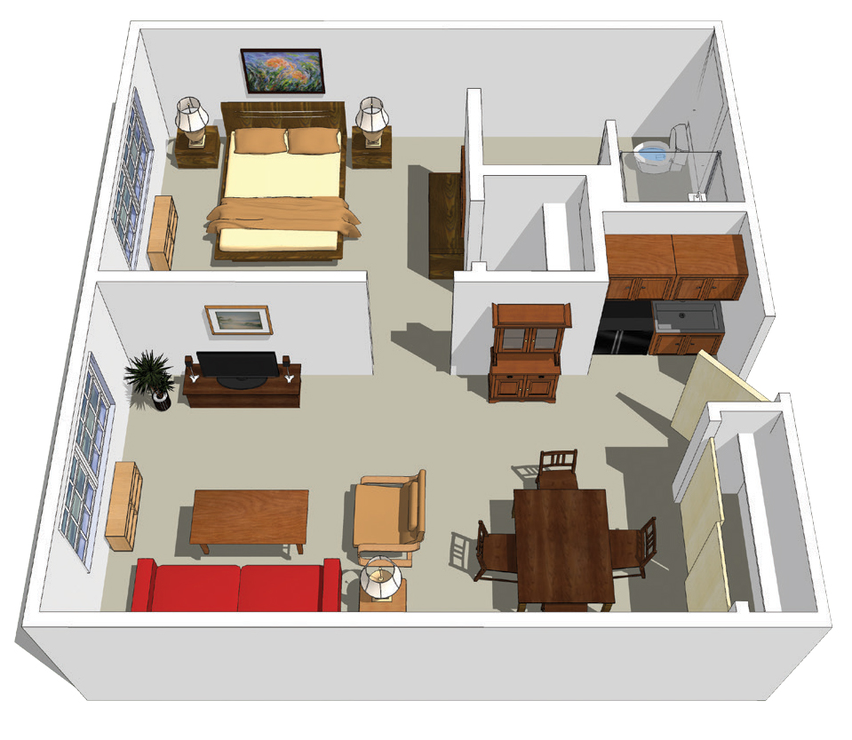 Maple floor plan
