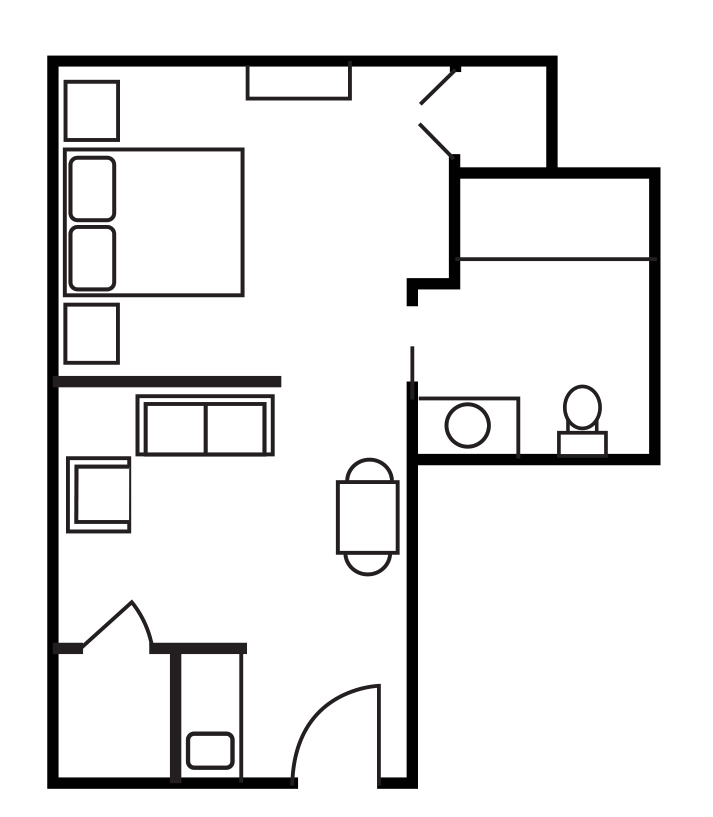Oak floor plan