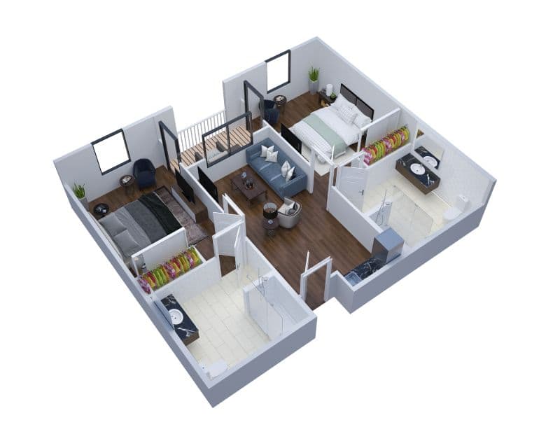 The Essex floor plan